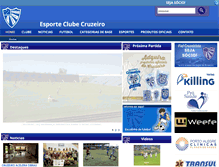 Tablet Screenshot of cruzeiropoa.com.br